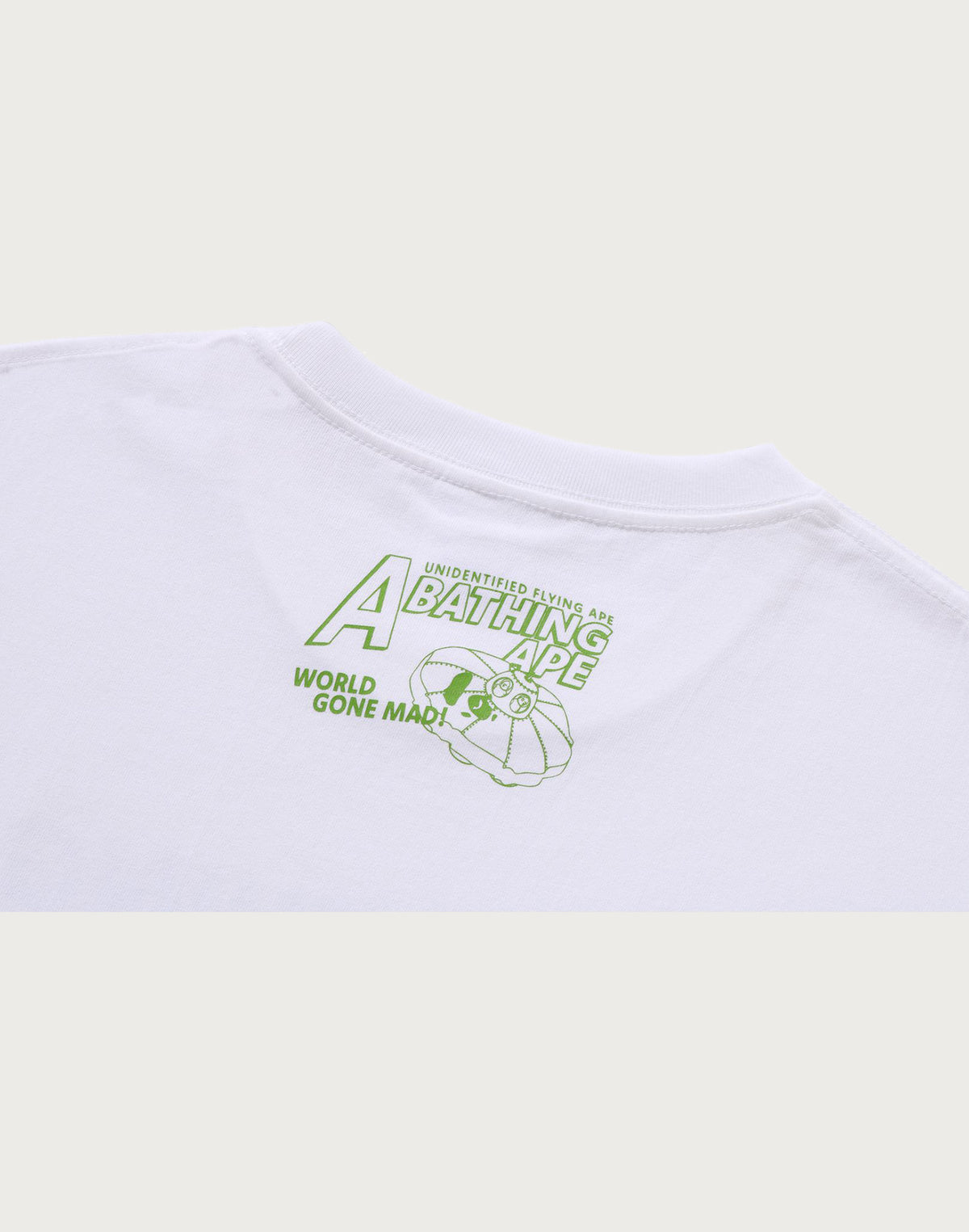 APE HEAD UFO ON MOON TEE MENS