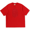 BAPE US BLACK FRIDAY METALLIC APE HEAD RELAXED FIT TEE MENS