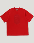 BAPE US BLACK FRIDAY METALLIC APE HEAD RELAXED FIT TEE MENS