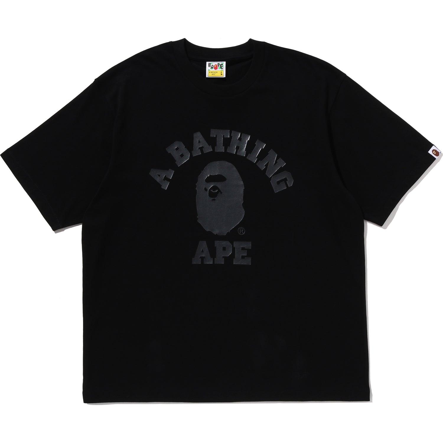 BAPE US BLACK FRIDAY METALLIC COLLEGE RELAXED FIT TEE MENS – us