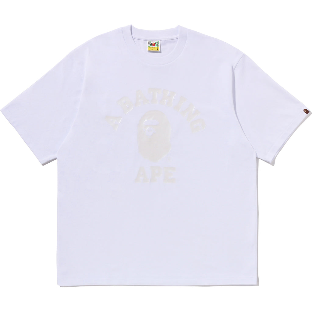 BAPE US BLACK FRIDAY METALLIC COLLEGE RELAXED FIT TEE MENS