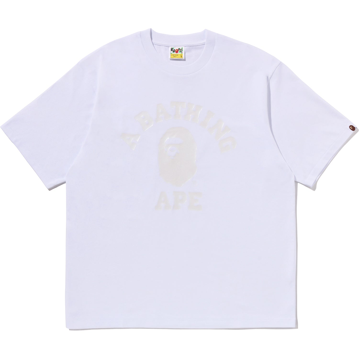 BAPE US BLACK FRIDAY METALLIC COLLEGE RELAXED FIT TEE MENS