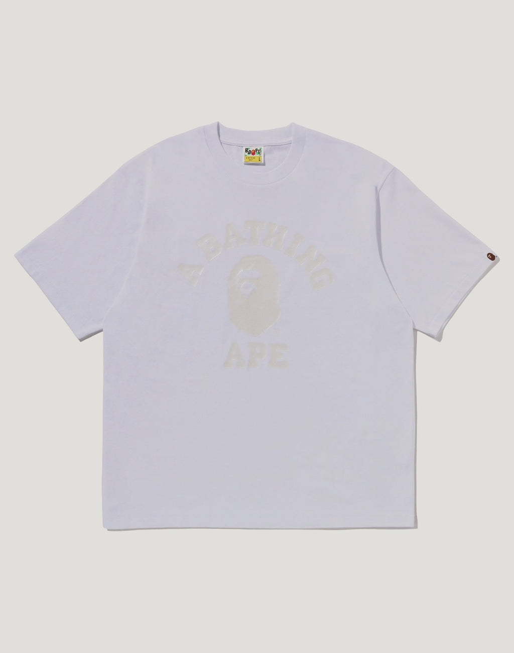 BAPE US BLACK FRIDAY METALLIC COLLEGE RELAXED FIT TEE MENS