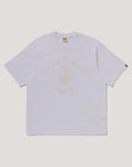 BAPE US BLACK FRIDAY METALLIC COLLEGE RELAXED FIT TEE MENS