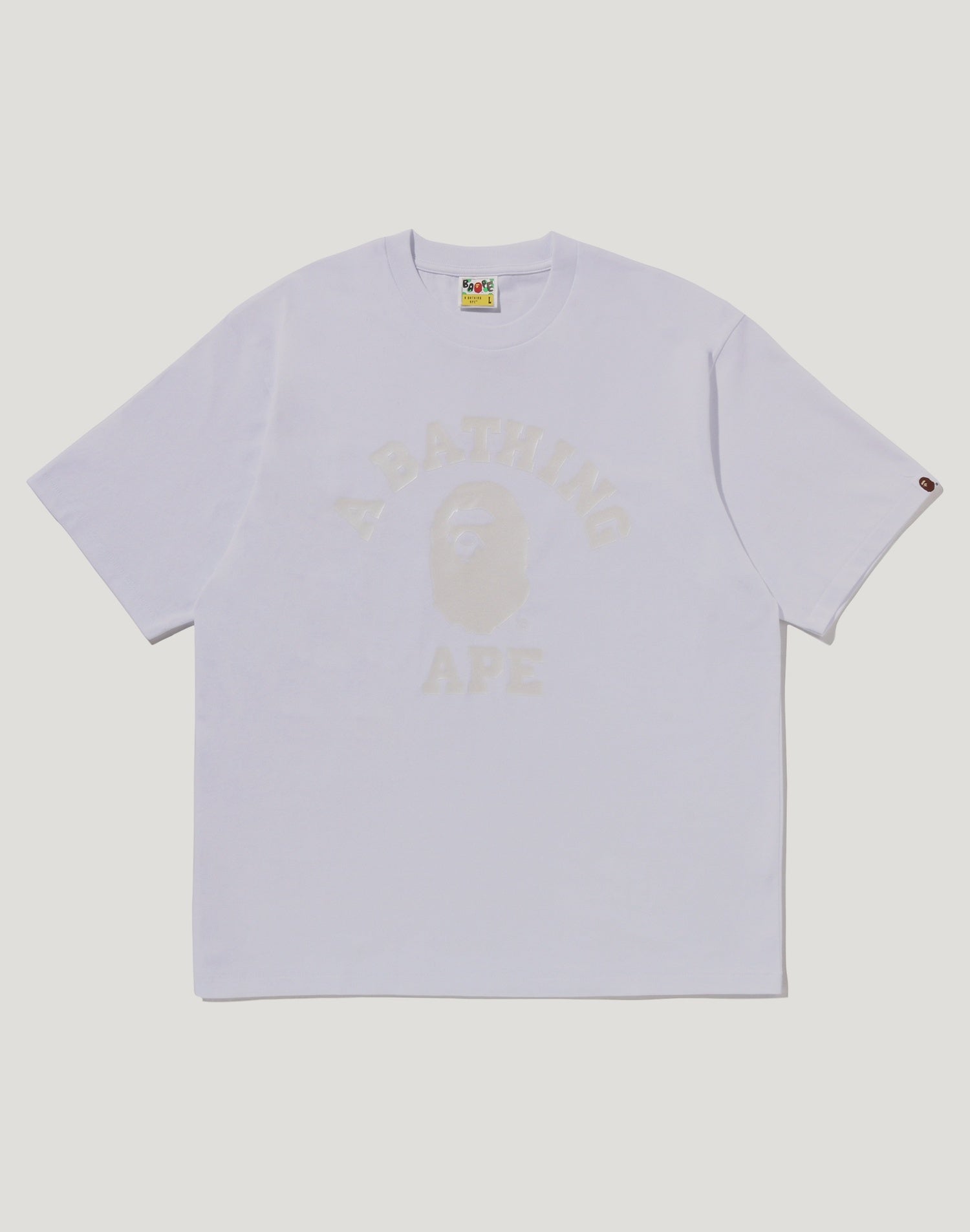 BAPE US BLACK FRIDAY METALLIC COLLEGE RELAXED FIT TEE MENS