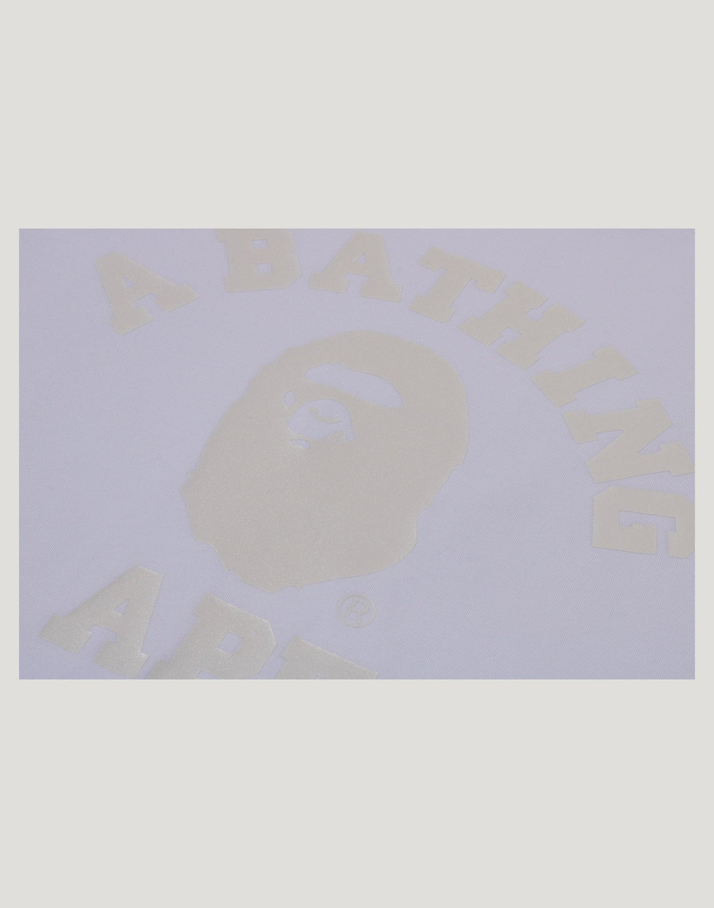 BAPE US BLACK FRIDAY METALLIC COLLEGE RELAXED FIT TEE MENS