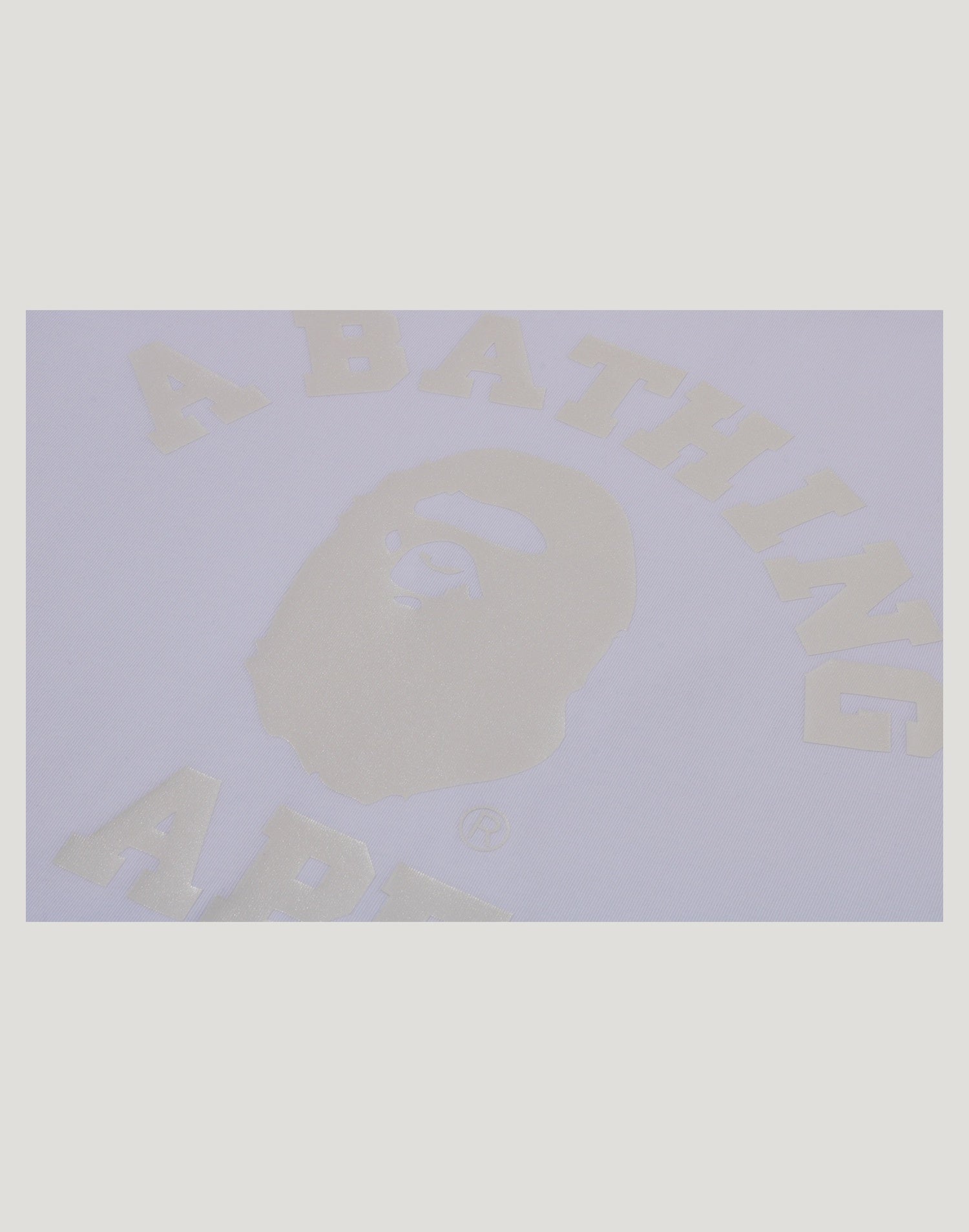 BAPE US BLACK FRIDAY METALLIC COLLEGE RELAXED FIT TEE MENS