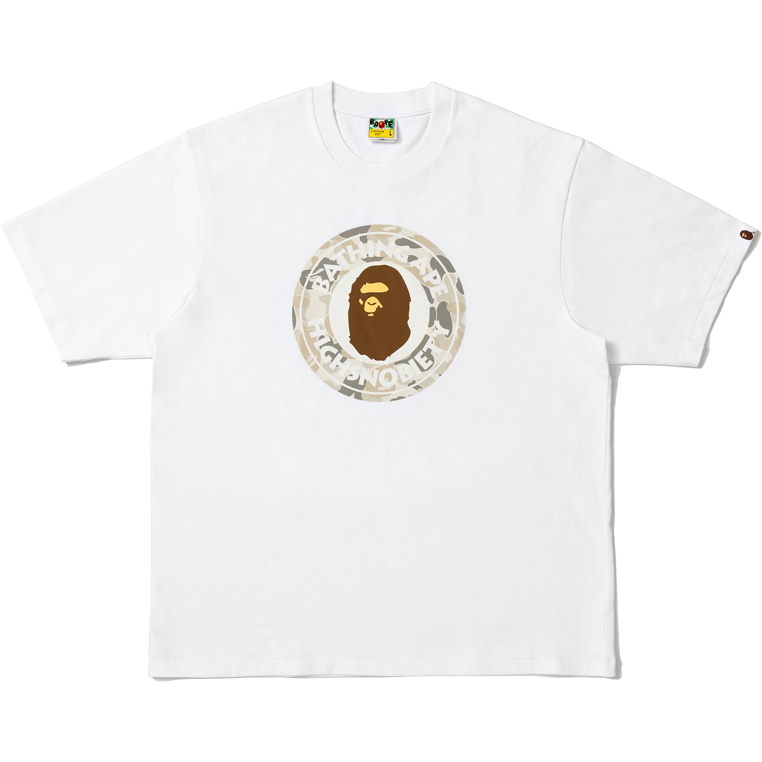 BAPE X HIGHSNOBIETY CAMO BUSY WORKS RELAXED FIT TEE MENS – us.bape.com