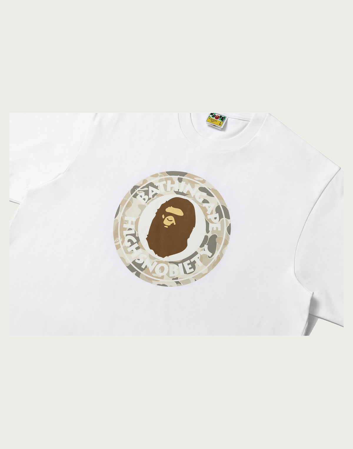 BAPE X HIGHSNOBIETY CAMO BUSY WORKS RELAXED FIT TEE MENS