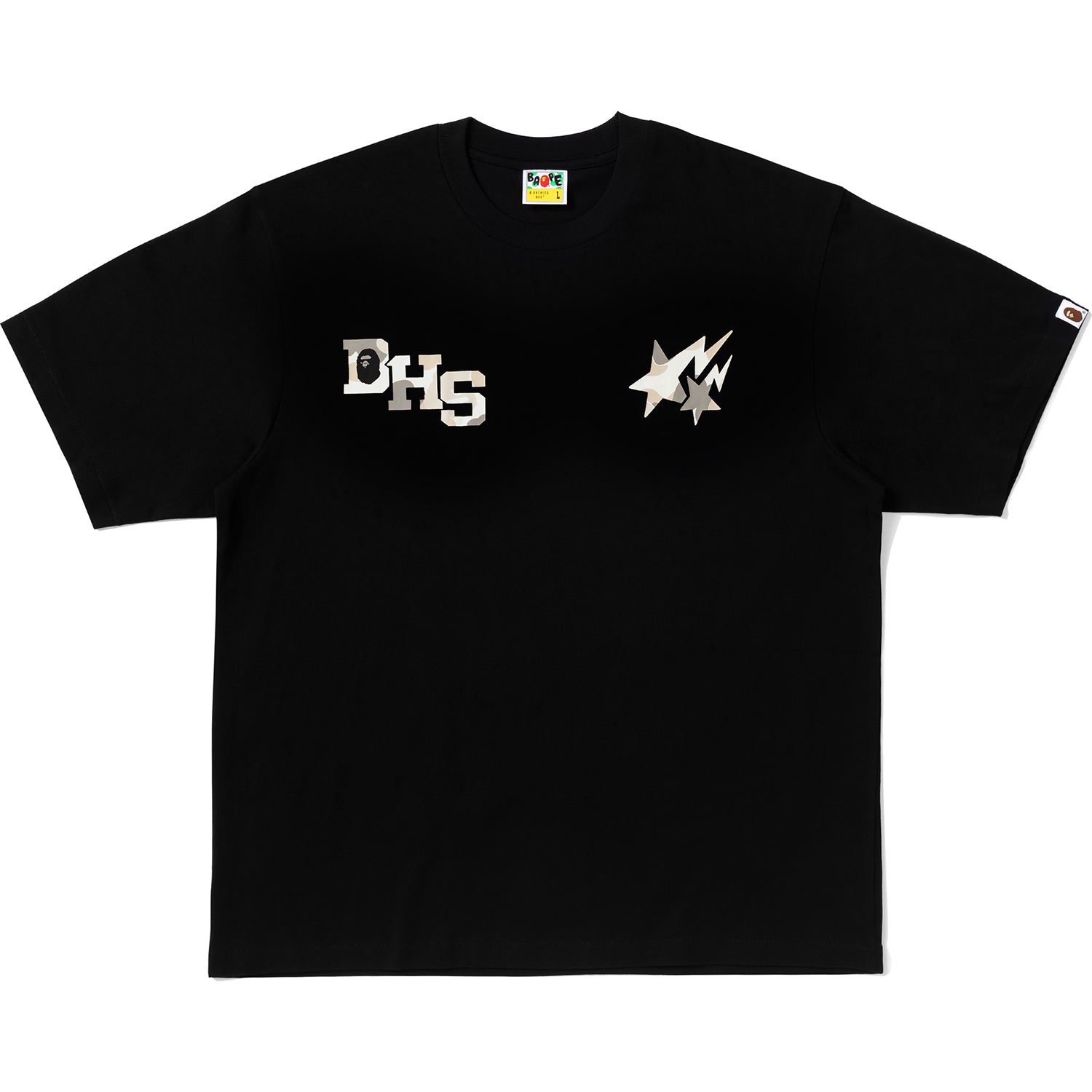 BAPE X HIGHSNOBIETY MULTI LOGO RELAXED FIT TEE MENS – us