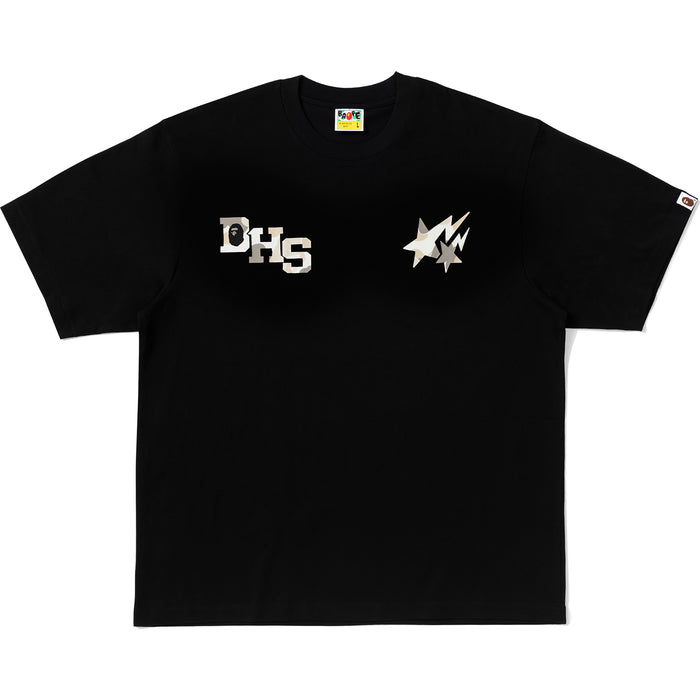 BAPE X HIGHSNOBIETY MULTI LOGO RELAXED FIT TEE MENS