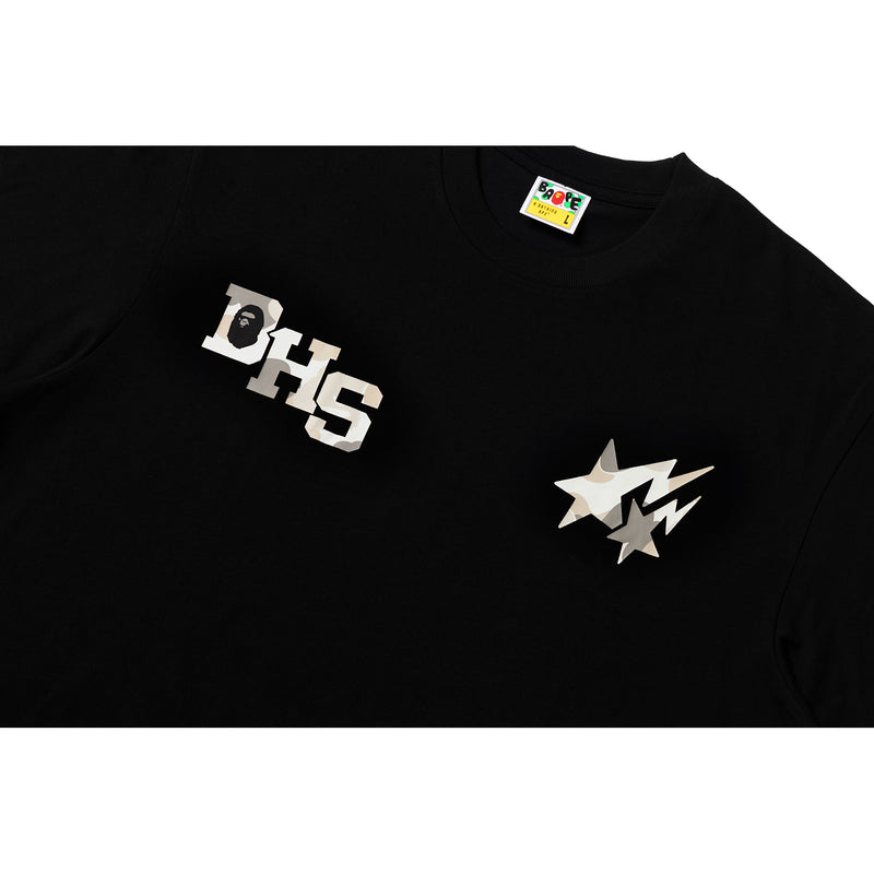 BAPE X HIGHSNOBIETY MULTI LOGO RELAXED FIT TEE MENS