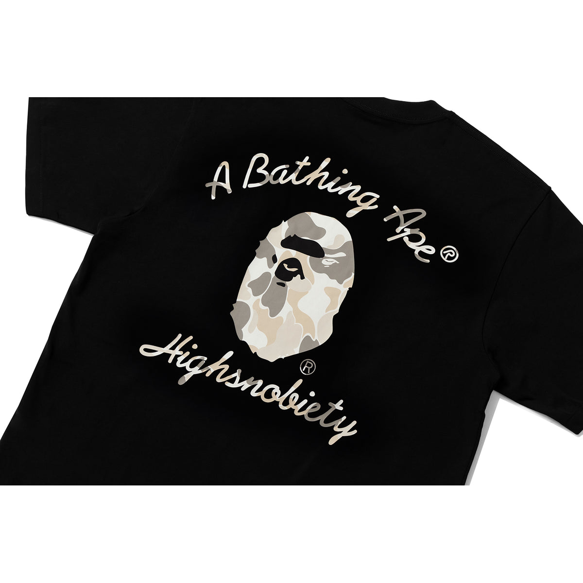 BAPE X HIGHSNOBIETY MULTI LOGO RELAXED FIT TEE MENS