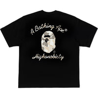 BAPE X HIGHSNOBIETY MULTI LOGO RELAXED FIT TEE MENS