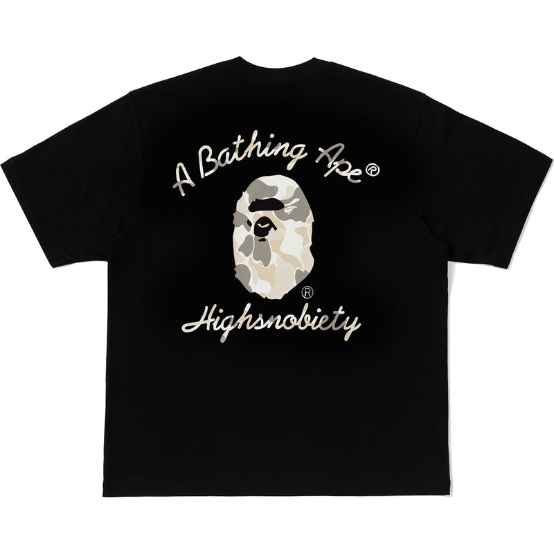 BAPE X HIGHSNOBIETY MULTI LOGO RELAXED FIT TEE MENS
