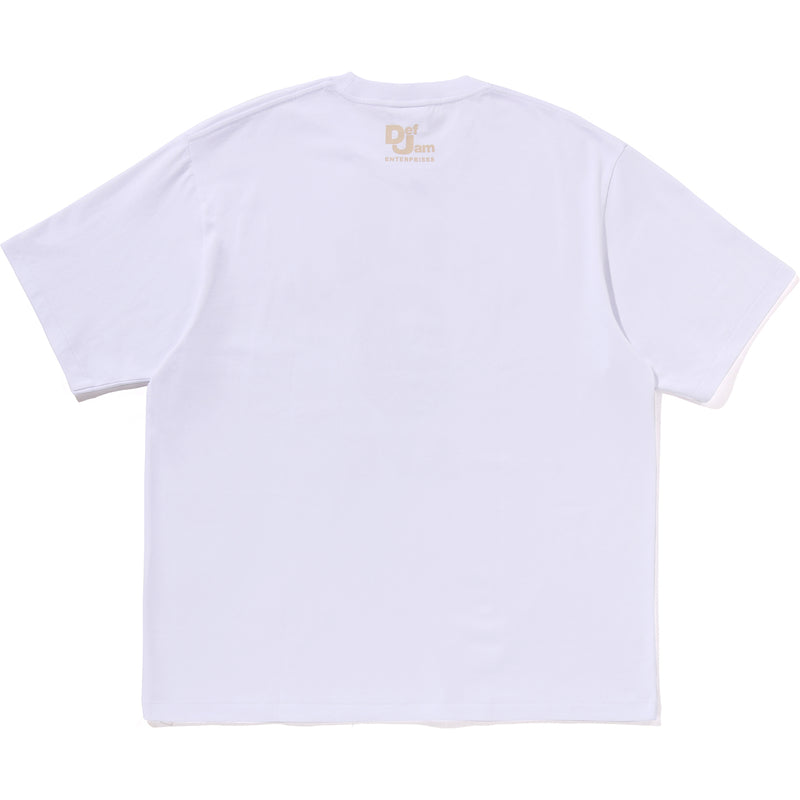 BAPE X DEF JAM CAMO COLLEGE RELAXED FIT TEE MENS