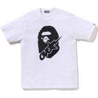 BAPE X OVO OVO STA CROCODILE PRINT TEE MENS