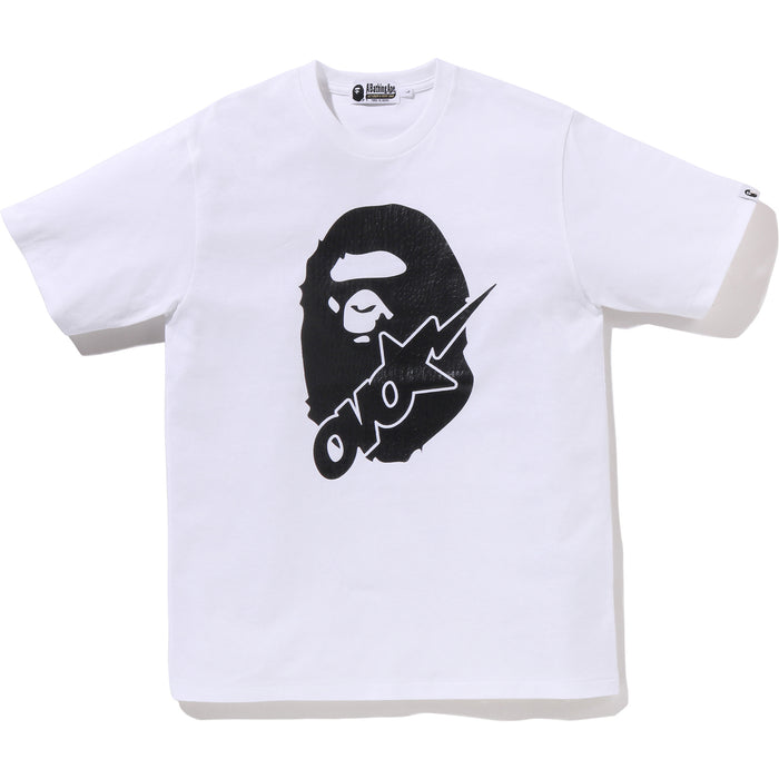 BAPE X OVO OVO STA CROCODILE PRINT TEE MENS