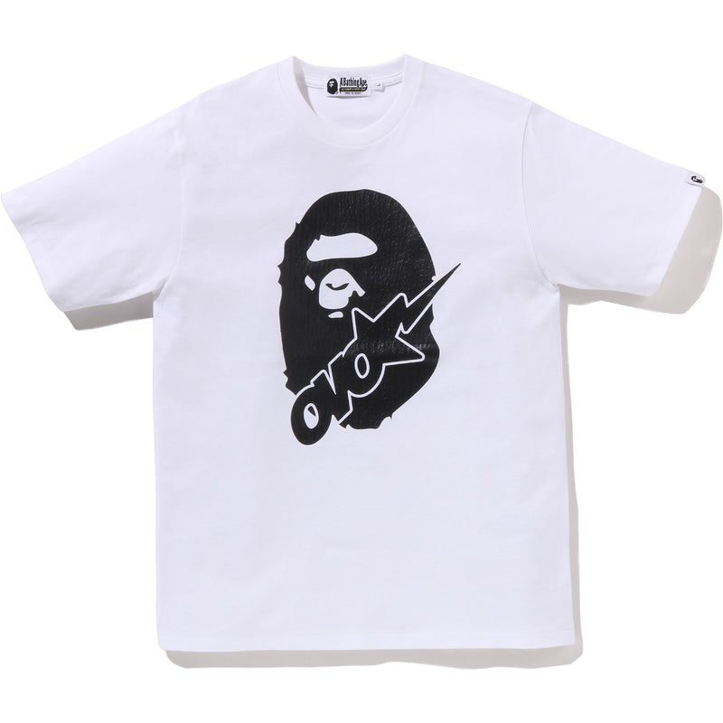BAPE X OVO OVO STA CROCODILE PRINT TEE MENS