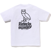 BAPE X OVO OVO STA CROCODILE PRINT TEE MENS