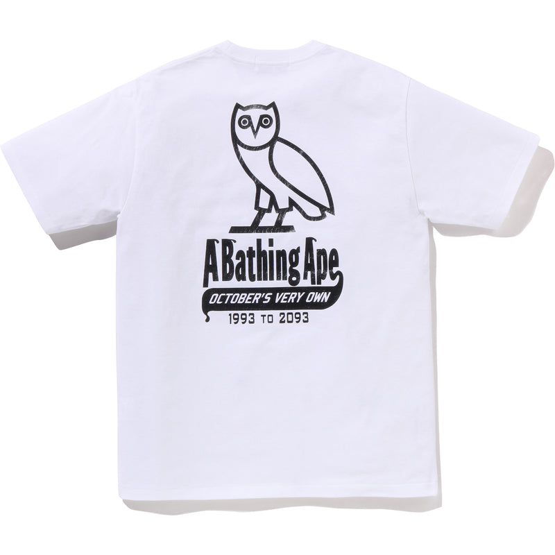 BAPE X OVO OVO STA CROCODILE PRINT TEE MENS