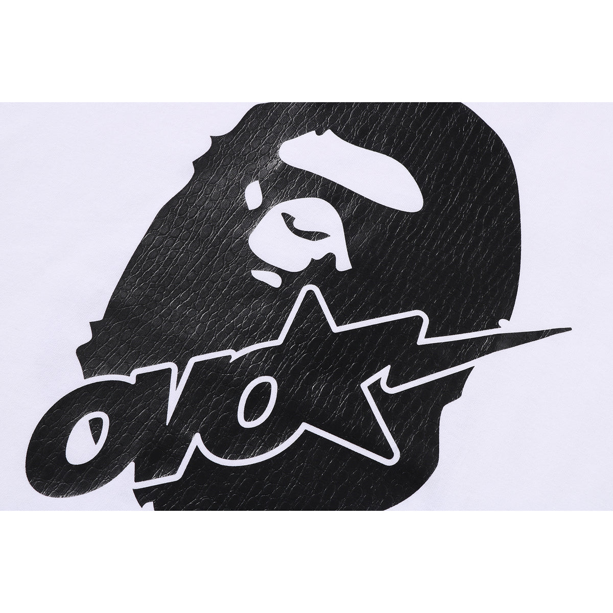 BAPE X OVO OVO STA CROCODILE PRINT TEE MENS