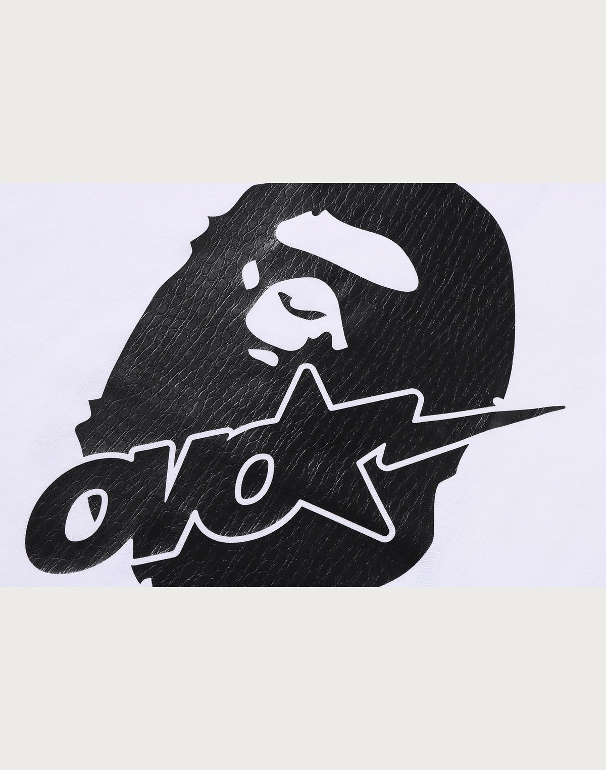 BAPE X OVO OVO STA CROCODILE PRINT TEE MENS