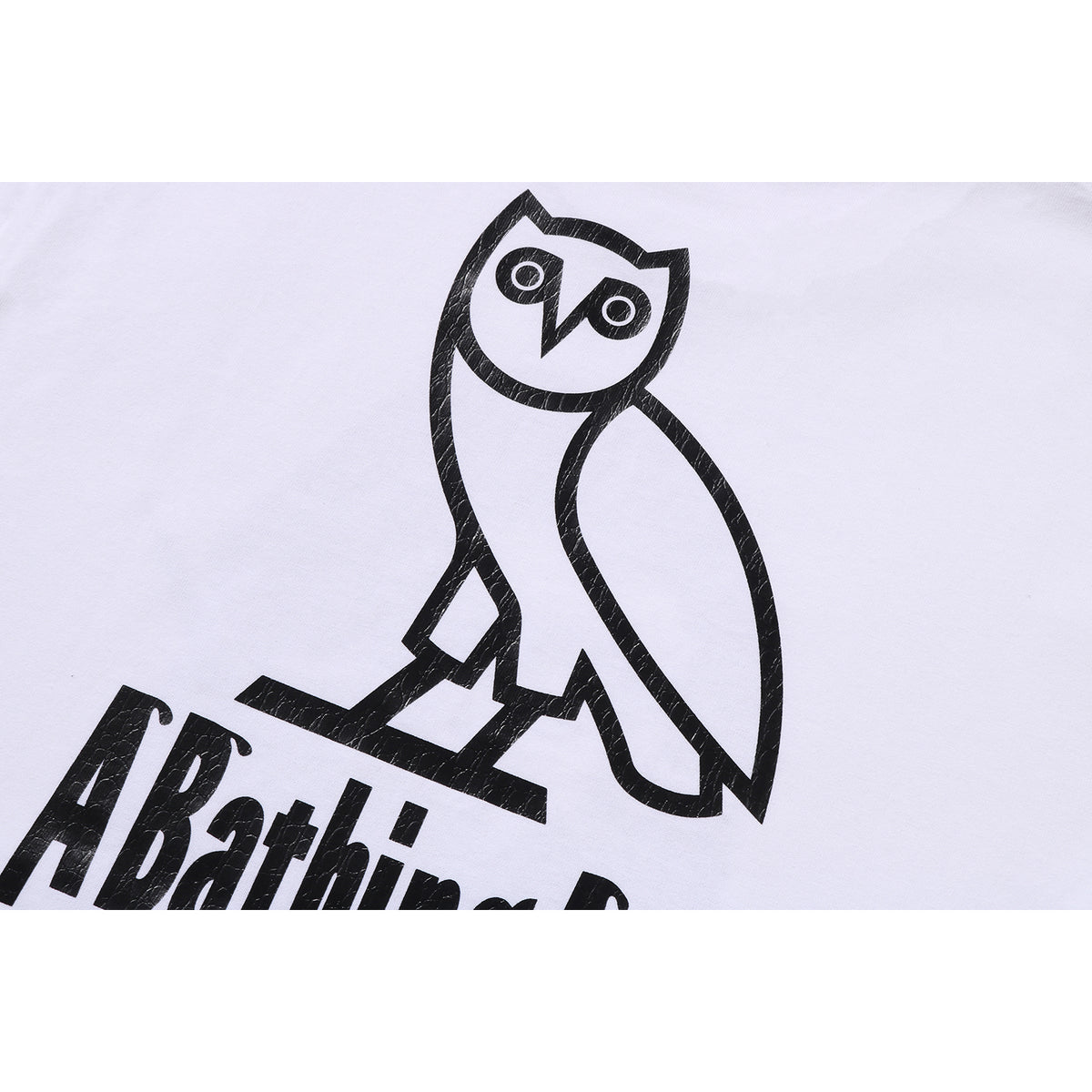 BAPE X OVO OVO STA CROCODILE PRINT TEE MENS