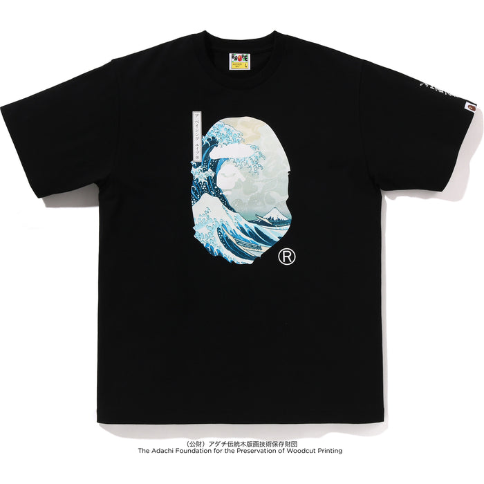 BAPE X UKIYO-E - APE HEAD TEE #1 MENS