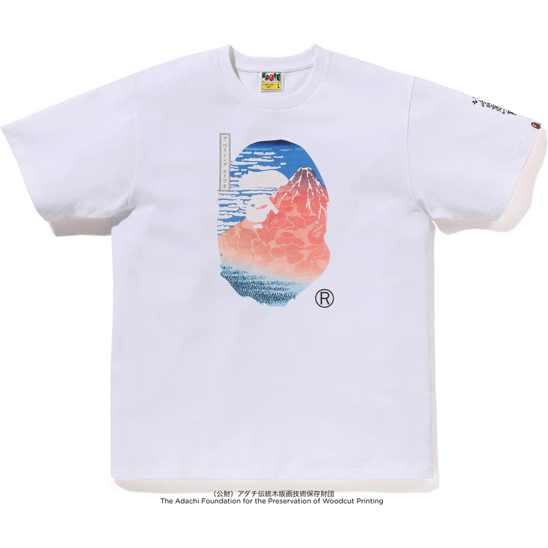 BAPE X UKIYO-E - APE HEAD TEE #2 MENS
