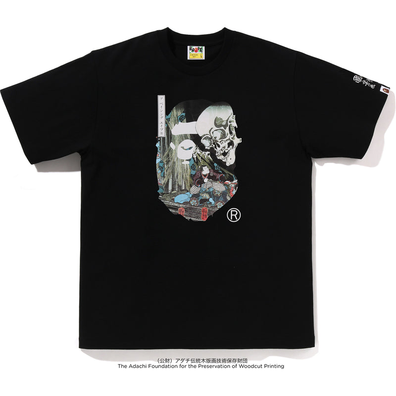 BAPE X UKIYO-E - APE HEAD TEE #3 MENS