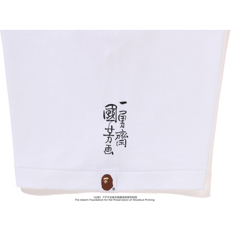 BAPE X UKIYO-E - APE HEAD TEE #3 MENS