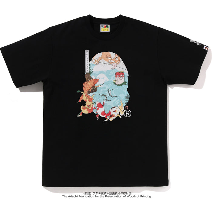 BAPE X UKIYO-E - APE HEAD TEE #4 MENS
