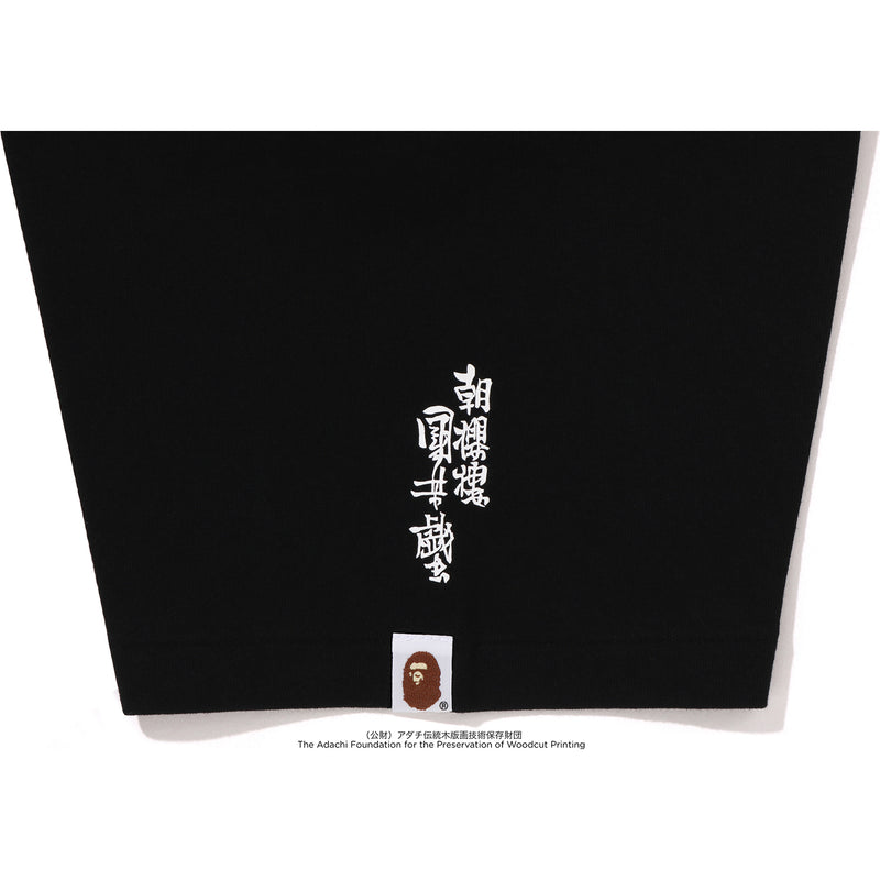 BAPE X UKIYO-E - APE HEAD TEE #4 MENS