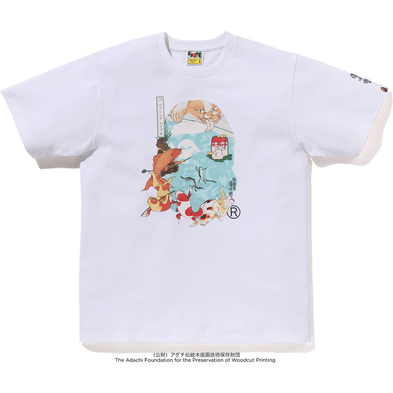 BAPE X UKIYO-E - APE HEAD TEE #4 MENS
