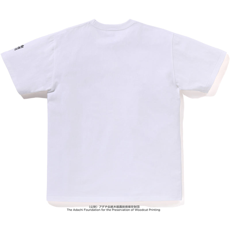 BAPE X UKIYO-E - APE HEAD TEE #4 MENS