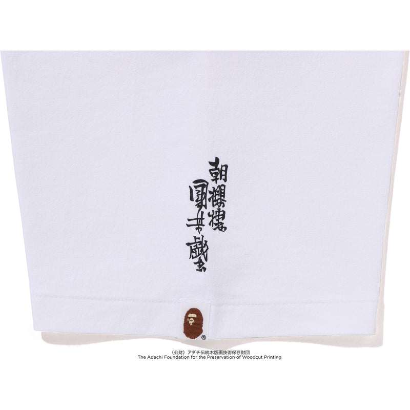 BAPE X UKIYO-E - APE HEAD TEE #4 MENS