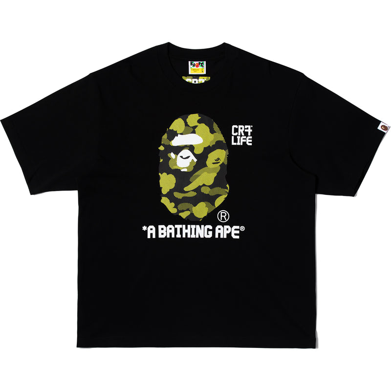 BAPE X CR7 LIFE MULTI LOGO POLY RELAXED FIT JERSEY MENS