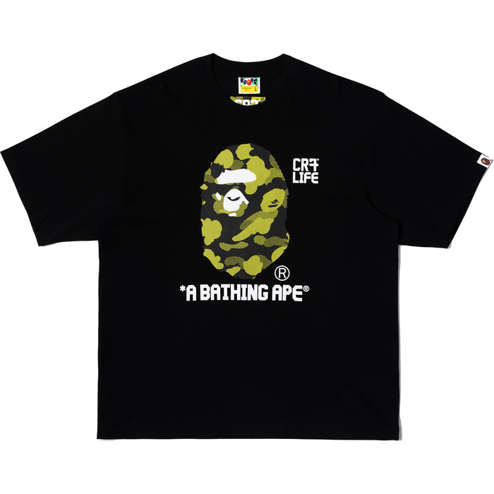 BAPE X CR7 LIFE CAMO A BATHING APE RELAXED FIT TEE MENS