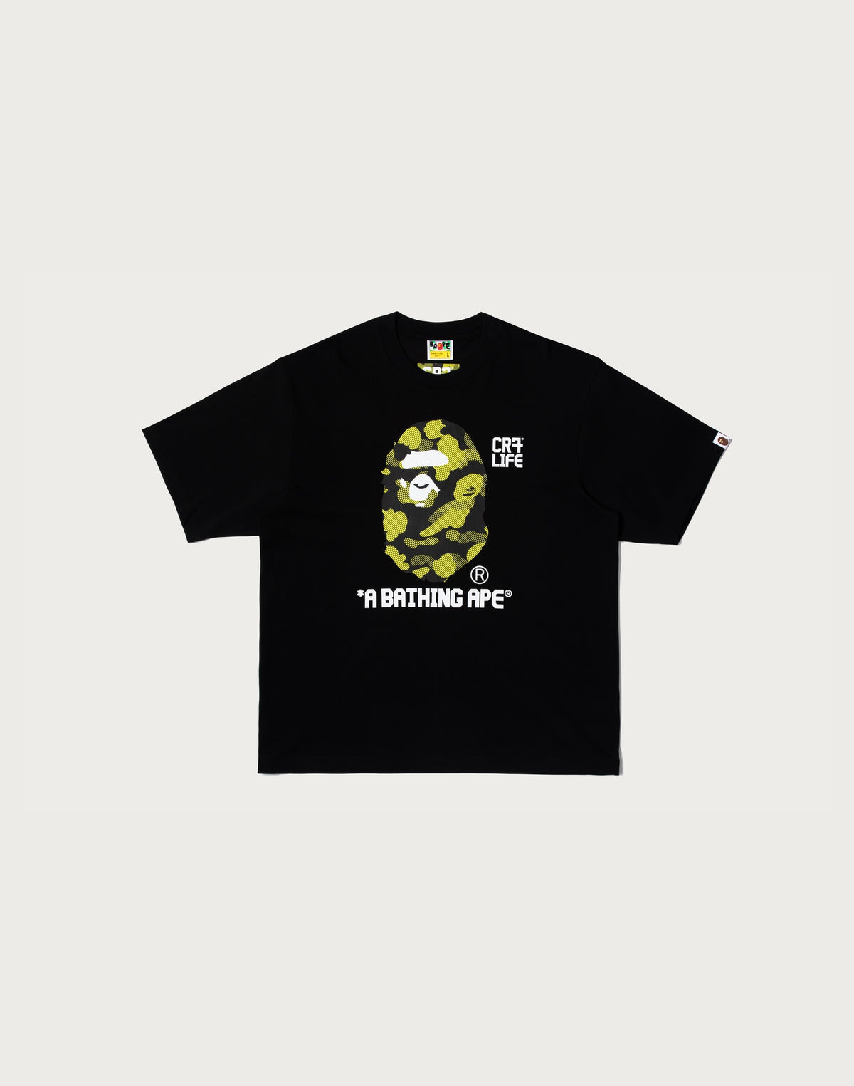 BAPE X CR7 LIFE CAMO A BATHING APE RELAXED FIT TEE MENS