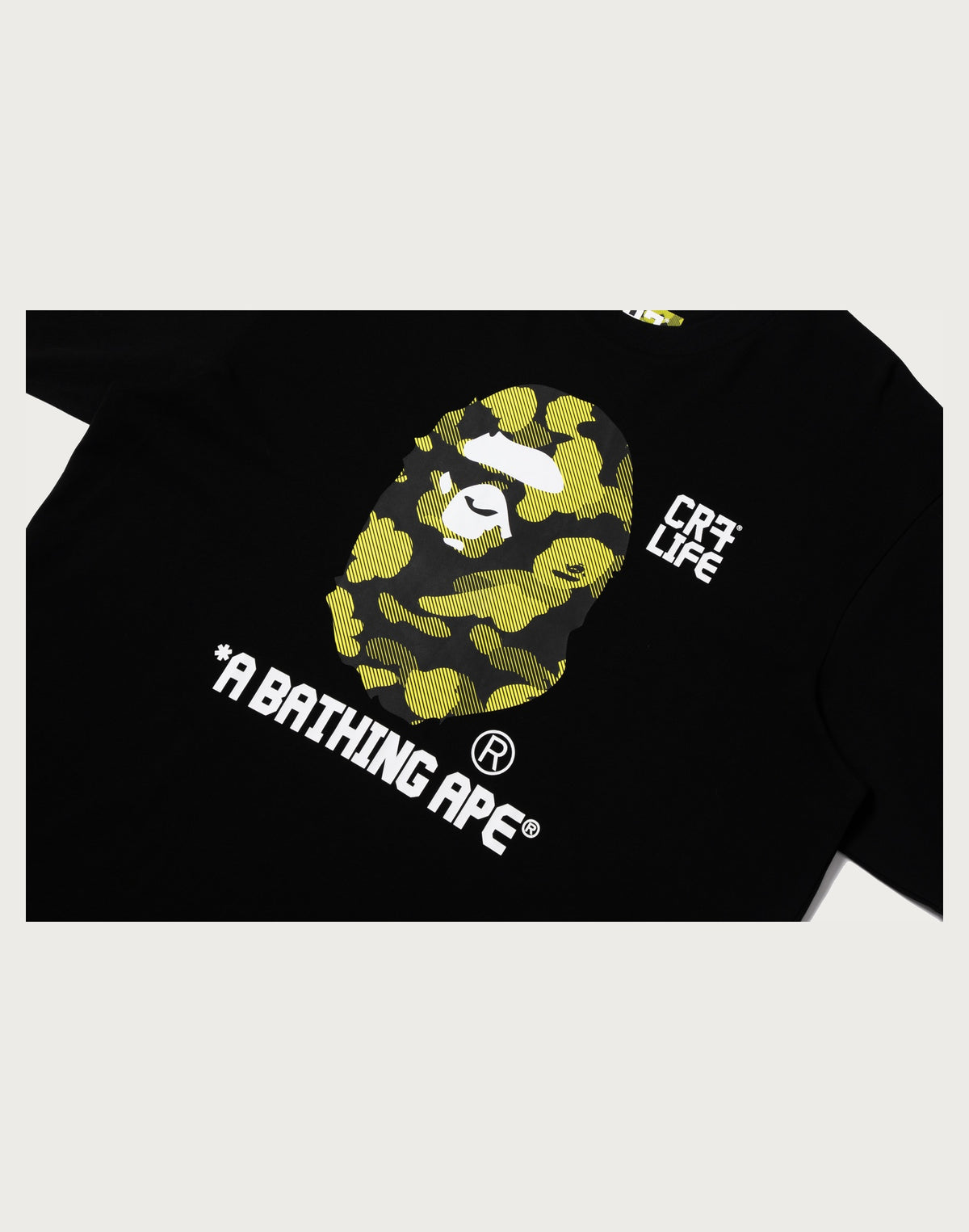 BAPE X CR7 LIFE CAMO A BATHING APE RELAXED FIT TEE MENS