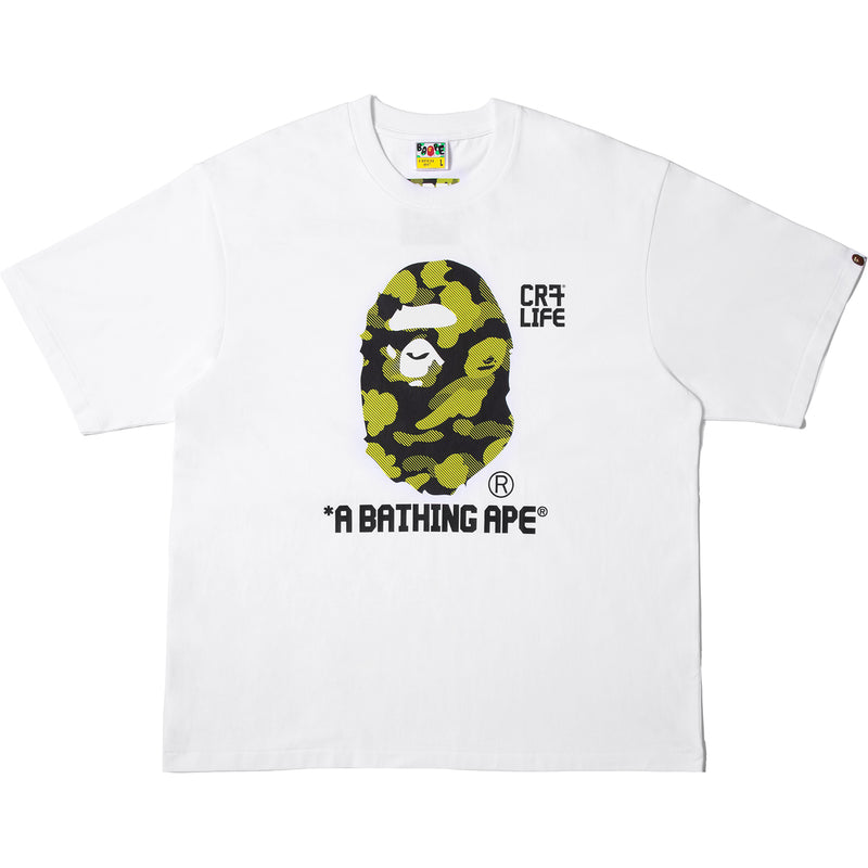 BAPE X CR7 LIFE MULTI LOGO POLY RELAXED FIT JERSEY MENS