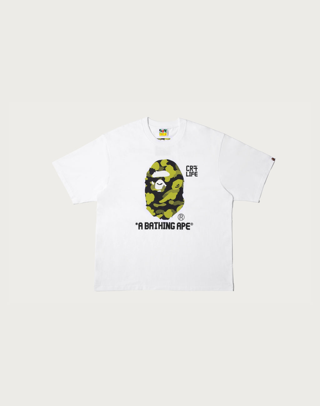BAPE X CR7 LIFE CAMO A BATHING APE RELAXED FIT TEE MENS