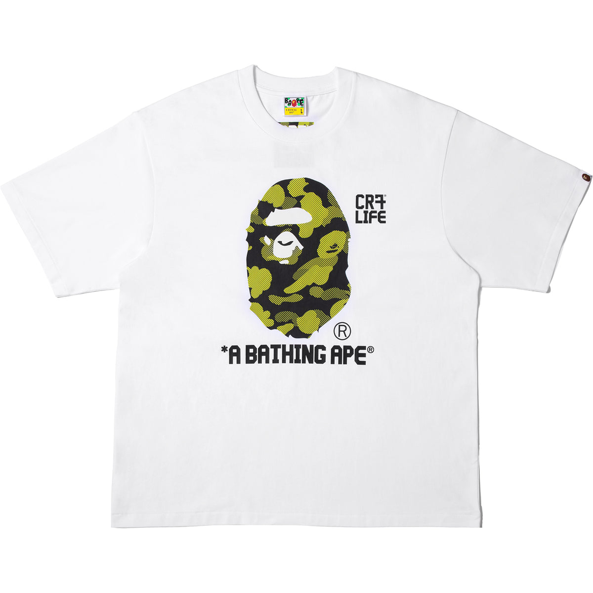 BAPE X CR7 LIFE CAMO A BATHING APE RELAXED FIT TEE MENS