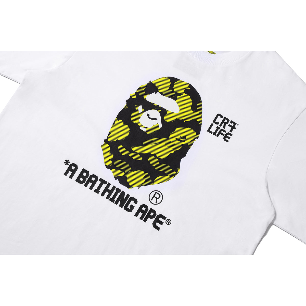BAPE X CR7 LIFE MULTI LOGO POLY RELAXED FIT JERSEY MENS