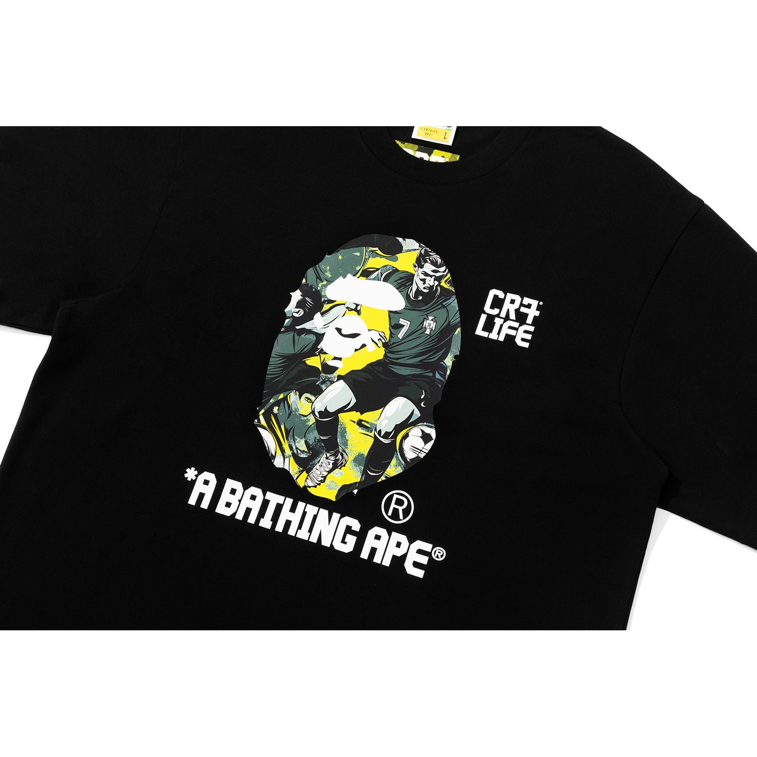 BAPE X CR7 LIFE Graphic Relaxed Fit Tee #1 | A BATHING APE
