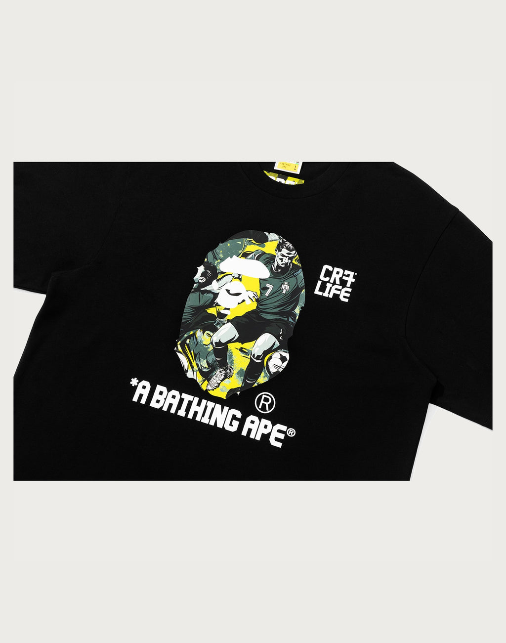 BAPE X CR7 LIFE GRAPHIC A BATHING APE RELAXED FIT TEE #1 MENS