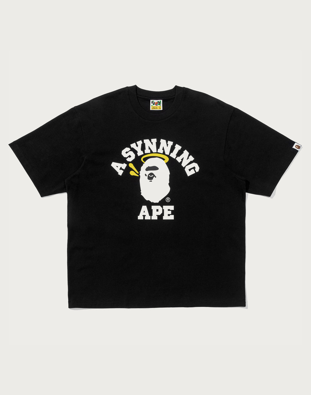 BAPE X SPOTIFY BY CENTRAL CEE COLLEGE RELAXED FIT TEE MENS
