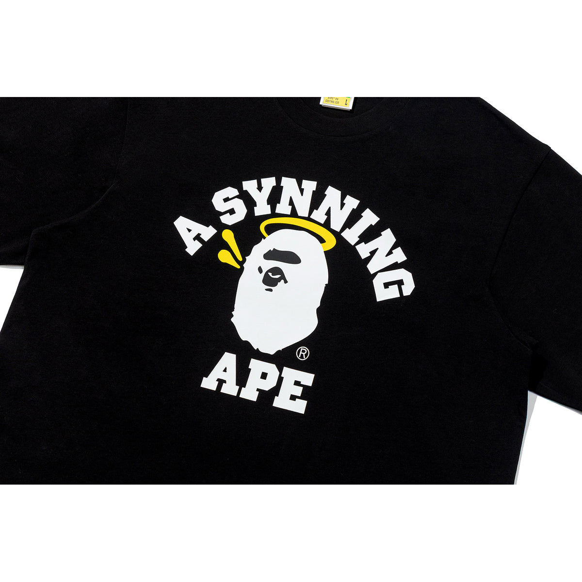 BAPE X SPOTIFY BY CENTRAL CEE COLLEGE RELAXED FIT TEE MENS