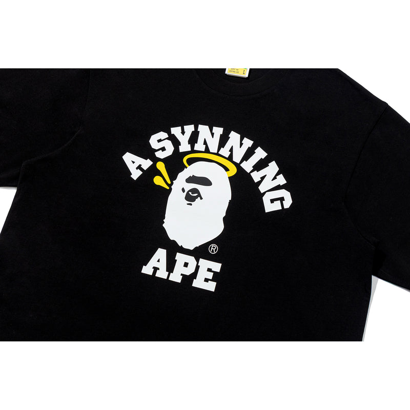 BAPE X SPOTIFY BY CENTRAL CEE COLLEGE RELAXED FIT TEE MENS